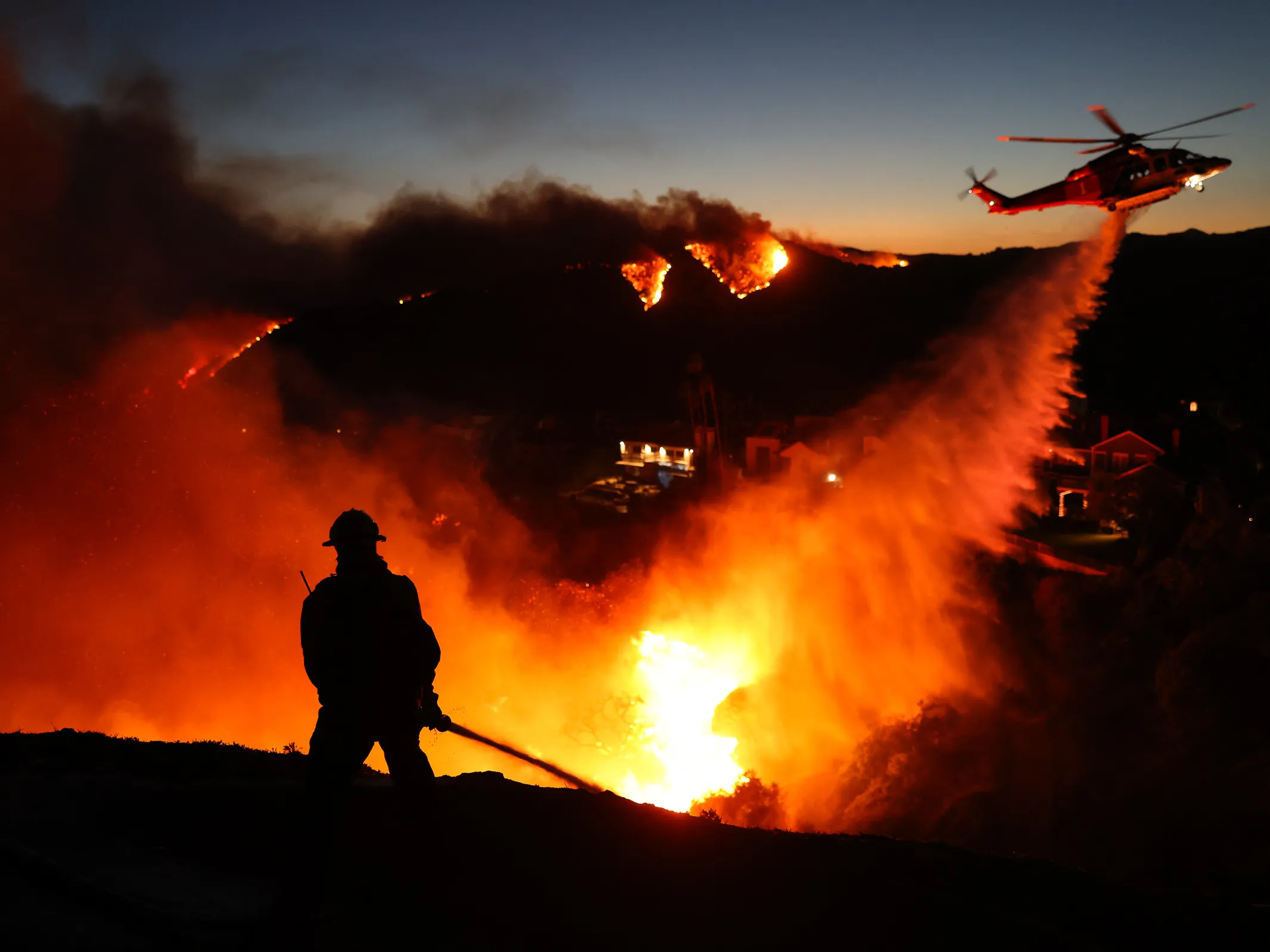 Los Angeles wildfires continue