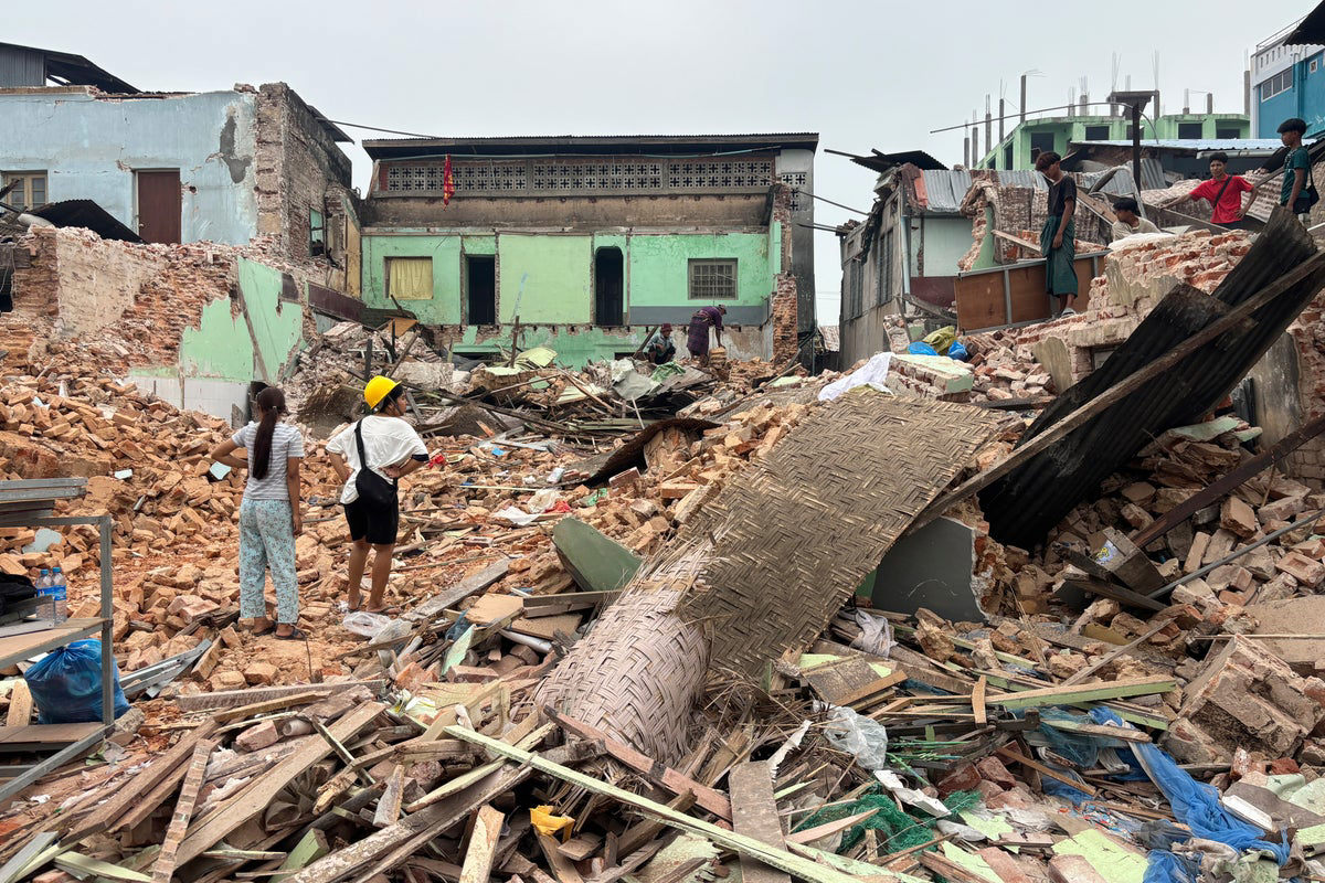Cropland in Myanmar was destroed