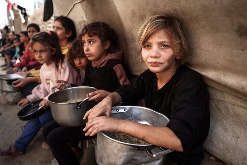 killing the hungry in Gaza
