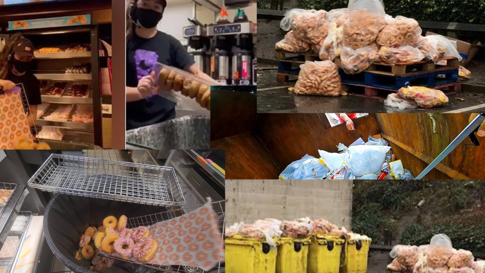 Food waste at Dunkin' Donuts continues